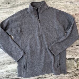 Cabela's Men's Charcoal Quarter Zip Sweater Pullover
Large